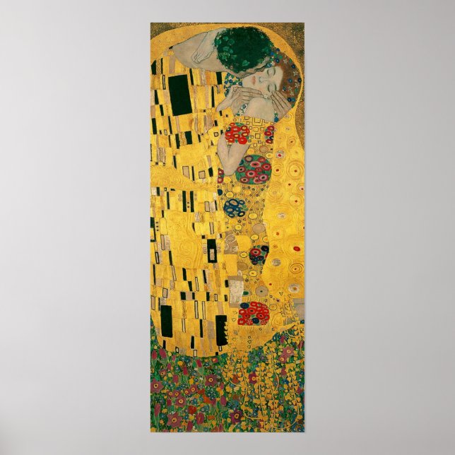 Póster Gustav Klimt El Poster del beso (Frente)