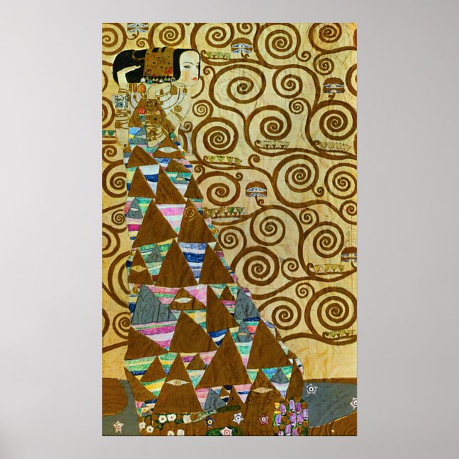 Póster Gustav Klimt Expectation Poster (Frente)