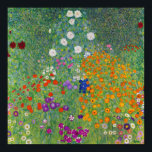 Póster Gustav Klimt Flower Garden Vintage Art Nouveau<br><div class="desc">Gustav Klimt Flower Garden Vintage Art Nouveau Painting
1907 Fine Art Painting</div>