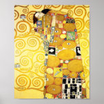 Póster Gustav Klimt Fulfillment Aovers Bella Artes<br><div class="desc">Gustav Klimt Fulfillment Aovers Poster Bella Artes</div>