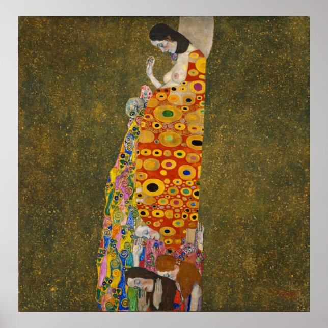 Póster Gustav Klimt - Hope (Frente)