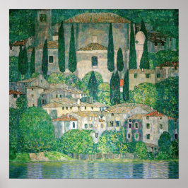 Póster Gustav Klimt - Iglesia de Cassone