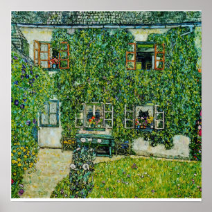 Póster Gustav Klimt - La Casa de Guardaboschi