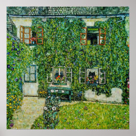 Póster Gustav Klimt - La Casa de Guardaboschi