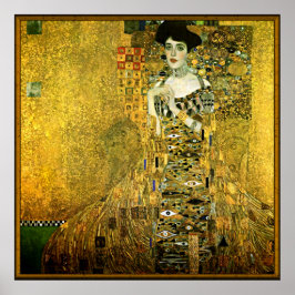 Póster Gustav Klimt La Dama Dorada