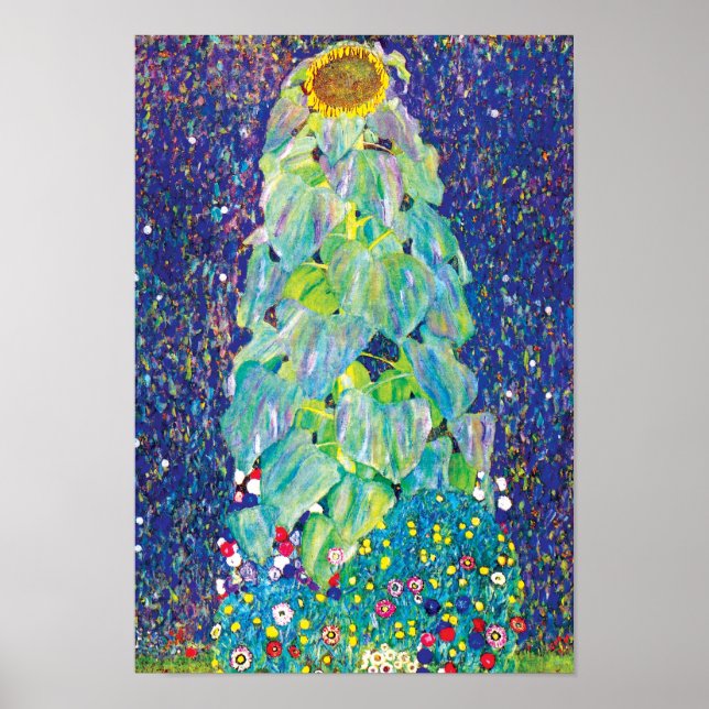 Póster Gustav Klimt - La pintura del Bella Artes del gira (Frente)