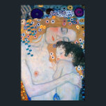 Póster Gustav Klimt - Madre e hijo<br><div class="desc">Madre e hijo (detalle de las tres edades de la mujer) - Gustav Klimt,  Oil on Canvas,  1905</div>