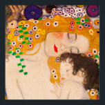 Póster Gustav Klimt  -  Mother and Child Poster<br><div class="desc">Gustav Klimt  -  Mother and Child - Mother and Child is a detailed section of the 1905 Three Ages of Woman painting. This painting is also known as,  "Le Tre Eta Della Donna". In this image,  we focus only on a part of the artwork,  the mother and the child.</div>