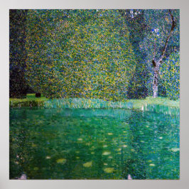 Póster Gustav Klimt - Parque de Schloss Kammer am Atterse