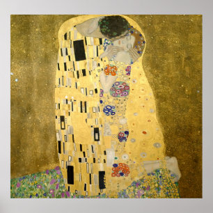 Póster Gustav Klimt Poster - el beso