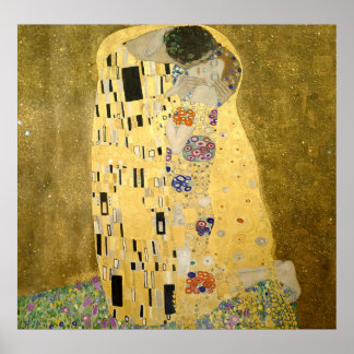 Póster Gustav Klimt Poster - el beso