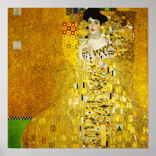 Póster Gustav Klimt Retrato de Adele Poster (Frente)
