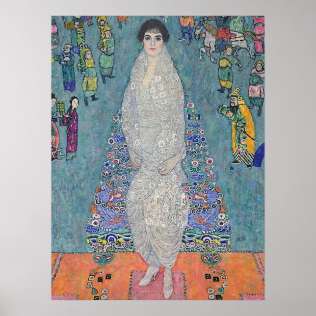 Póster Gustav Klimt – Retrato de Elisabeth Lederer  (Frente)