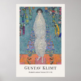 Póster Gustav Klimt – Retrato de Elisabeth Lederer