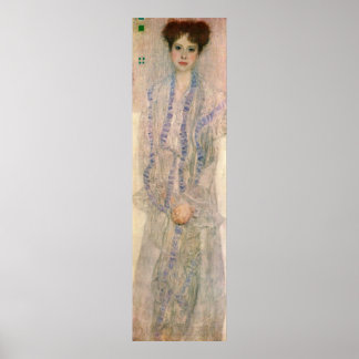 Póster Gustav Klimt - Retrato de Gertha Felssovanyi