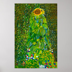 Póster Gustav Klimt Sunflower Poster