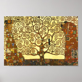 Póster Gustav Klimt Tree of Life Poster