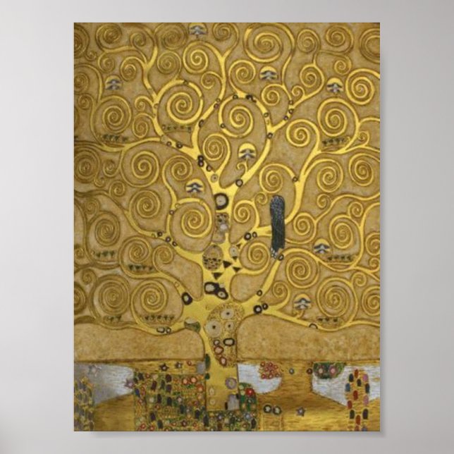 Póster Gustav Klimt Tree Of Life Poster (Frente)