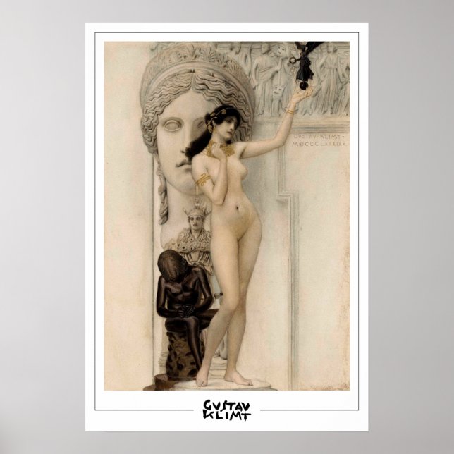 Póster Gustav Klimt Zedign Art Poster #242 (Frente)