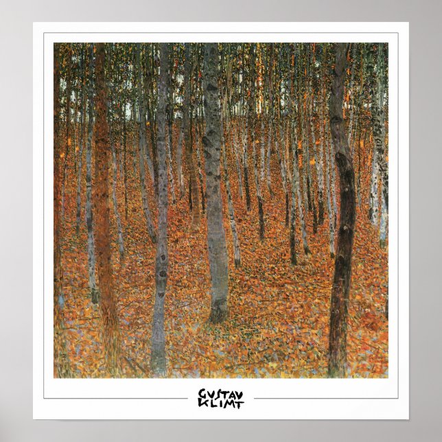 Póster Gustav Klimt Zedign Art Poster #467 (Frente)