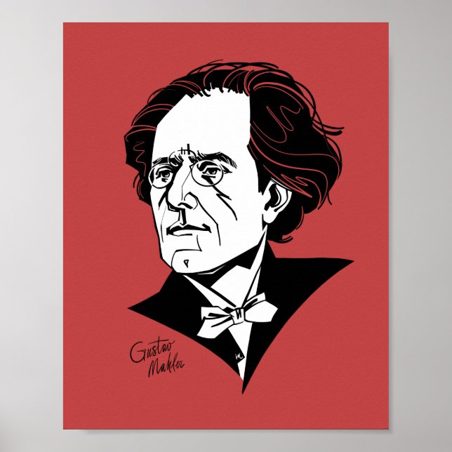 Póster Gustav Mahler (Frente)