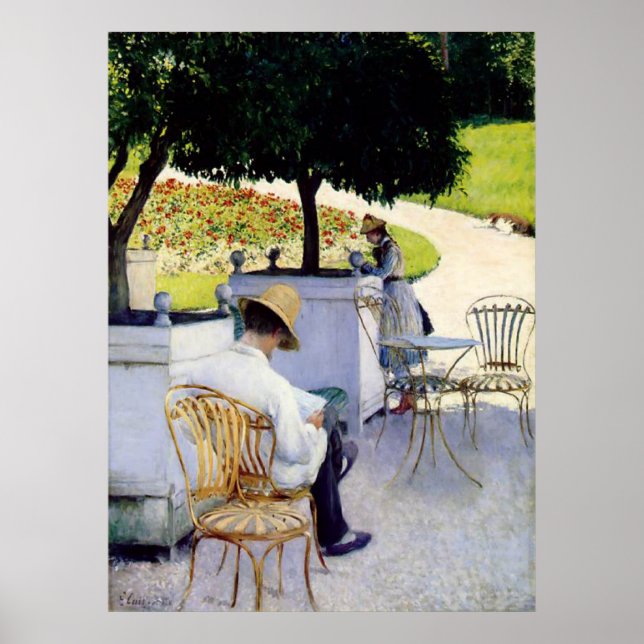 Póster Gustave Caillebotte (Frente)