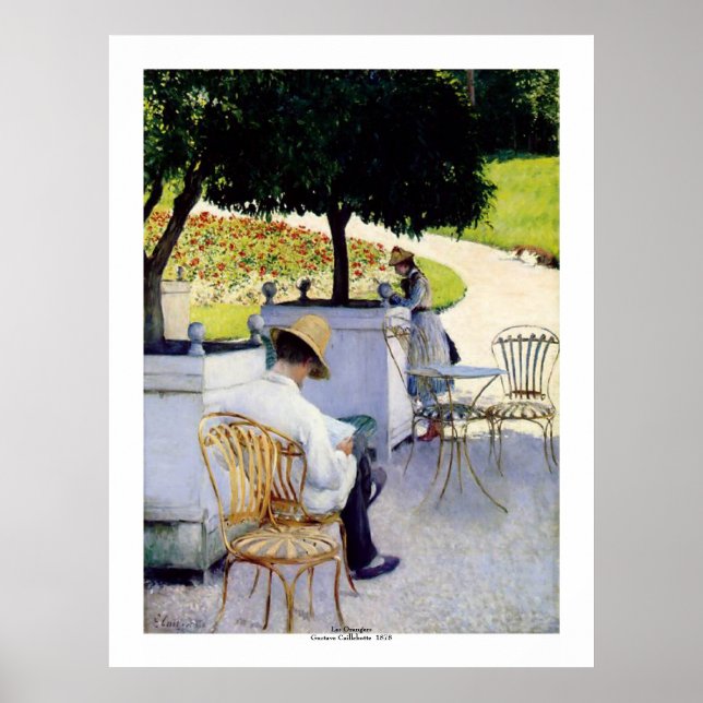 Póster Gustave Caillebotte (Frente)