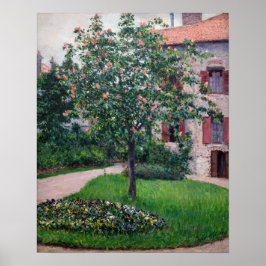 Póster Gustave Caillebotte - Árboles en Flor