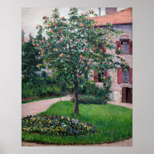 Póster Gustave Caillebotte - Árboles en Flor