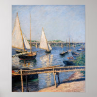 Gustave Caillebotte - Barcos de vela en Argenteuil