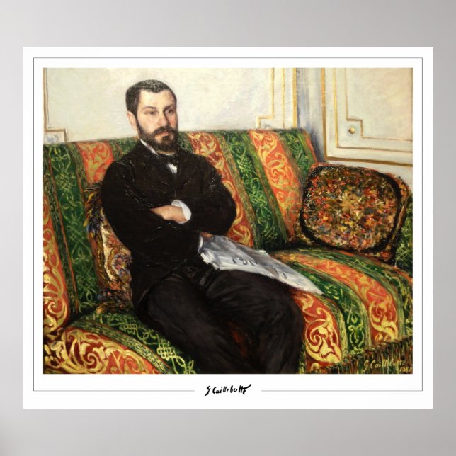 Póster Gustave Caillebotte Bella Artes #136 (Frente)