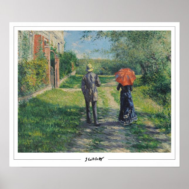 Póster Gustave Caillebotte Bella Artes #14 (Frente)