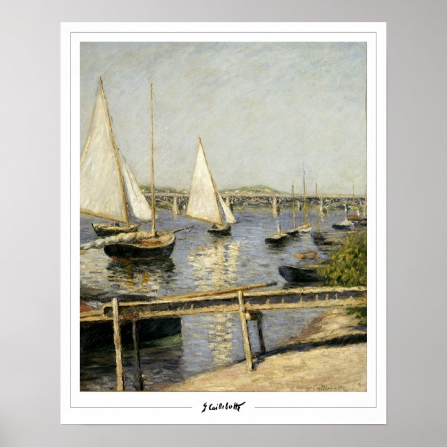 Póster Gustave Caillebotte Bella Artes #2 (Frente)