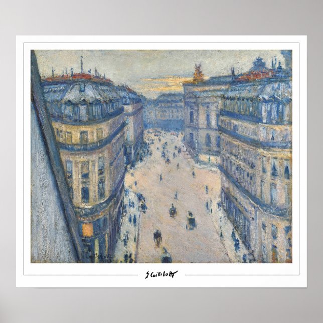 Póster Gustave Caillebotte Bella Artes #289 (Frente)