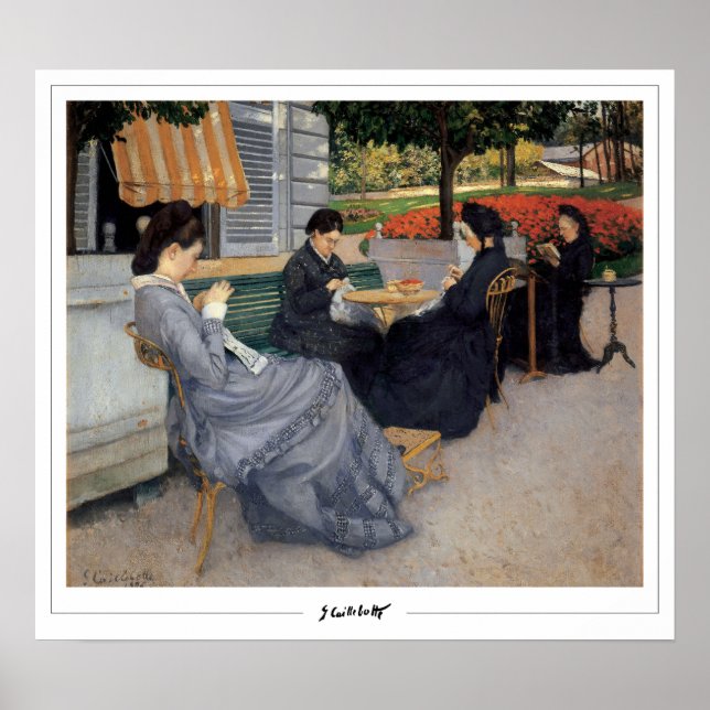 Póster Gustave Caillebotte Bella Artes #9 (Frente)