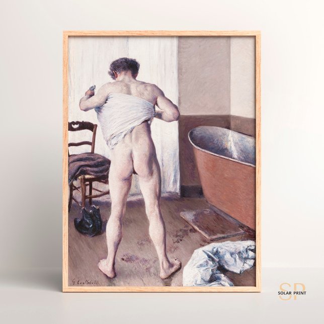 Póster Gustave Caillebotte Caillebotte Man en su baño (Subido por el creador)