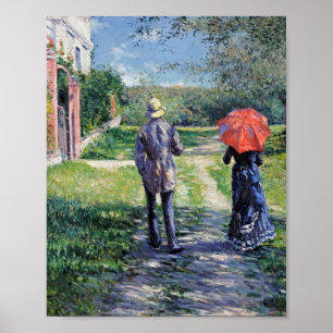 Póster Gustave Caillebotte - El Camino Alto
