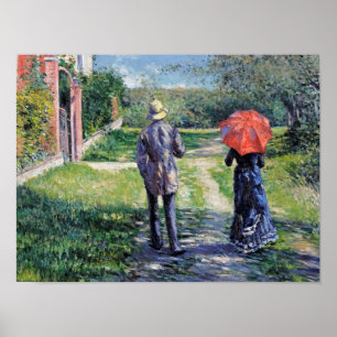 Póster Gustave Caillebotte - El Camino Alto