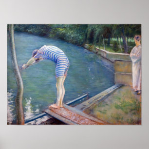 Póster Gustave Caillebotte - El Cuero / El Buceador