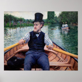 Póster Gustave Caillebotte - Fiesta en un bote