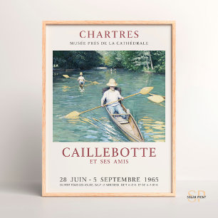Póster Gustave Caillebotte Skiffs en Yerres