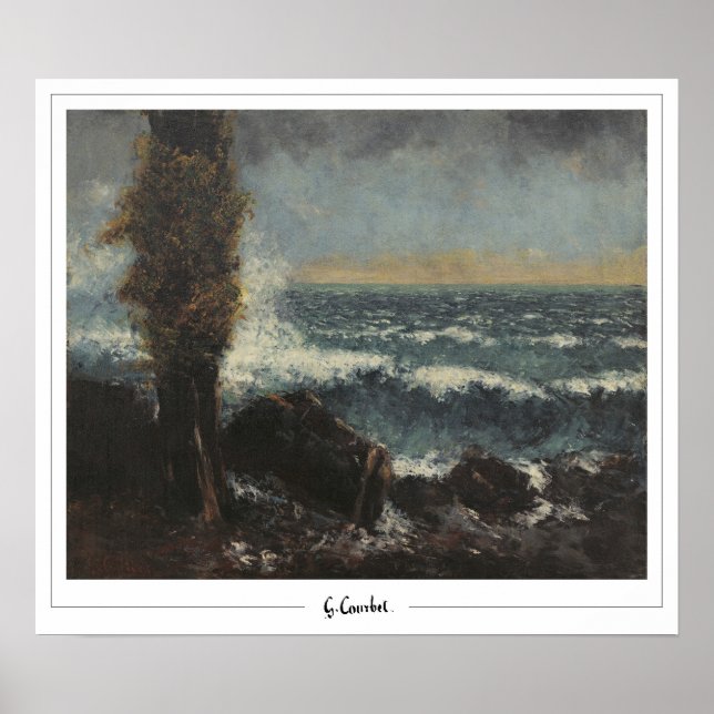 Póster Gustave Courbet Bella Artes #117 (Frente)