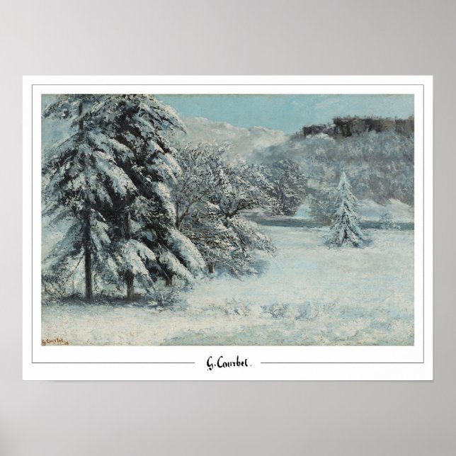 Póster Gustave Courbet Bella Artes #666 (Frente)