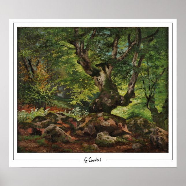 Póster Gustave Courbet Bella Artes #748 (Frente)