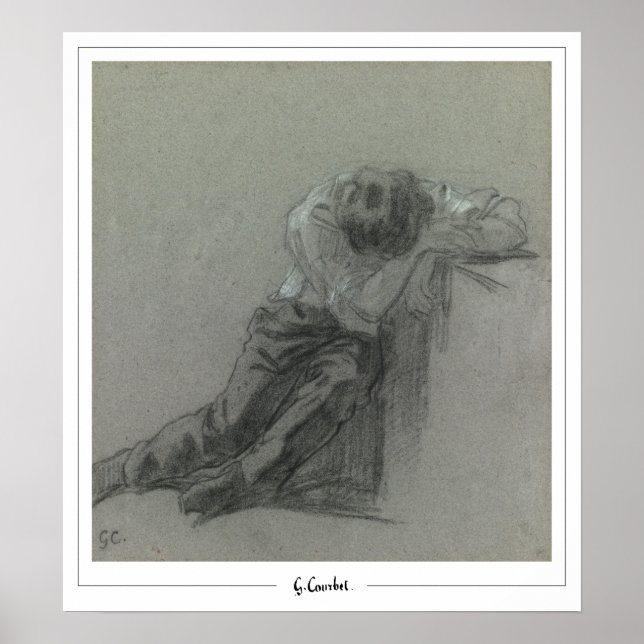 Póster Gustave Courbet Bella Artes #809 (Frente)