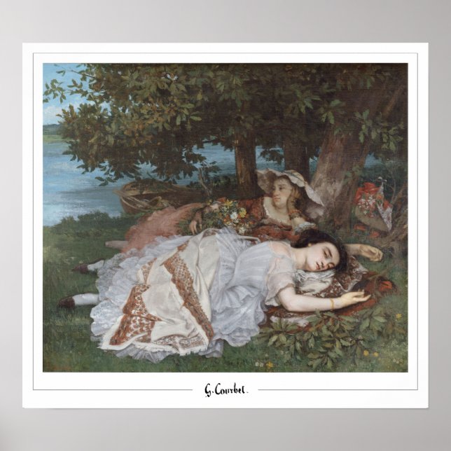 Póster Gustave Courbet Bella Artes #96 (Frente)