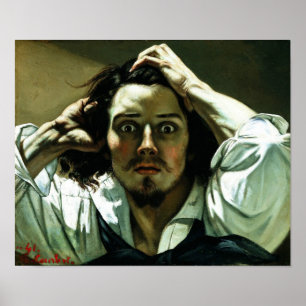 Póster Gustave Courbet - el hombre desesperado