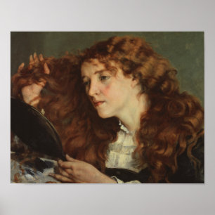 Póster Gustave Courbet - Jo, the Beautiful Irish Girl