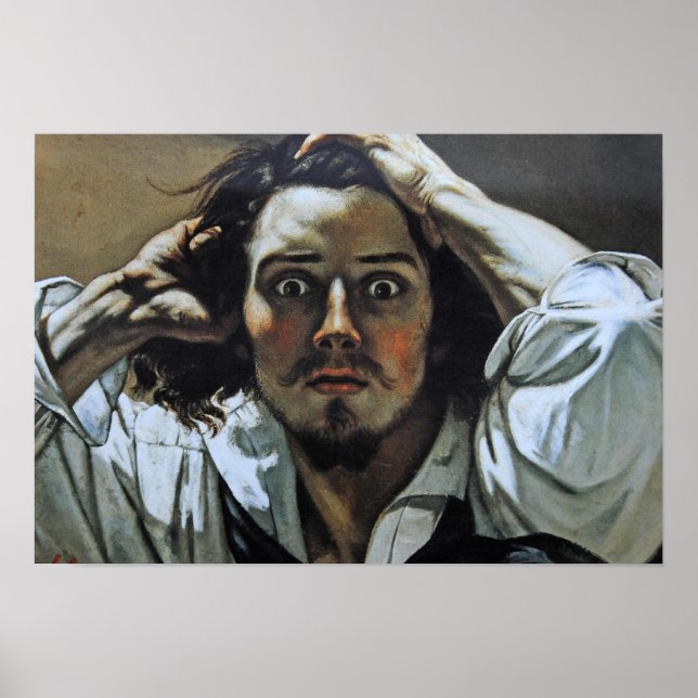 Póster Gustave Courbet Pintura (Frente)