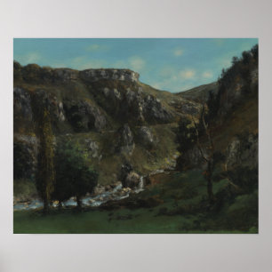 Póster Gustave Courbet - Valle de Laloue